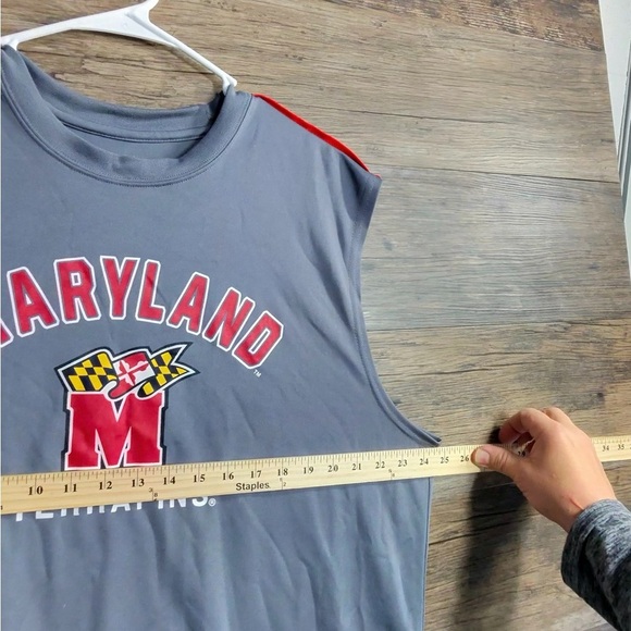 Campus Heritage Gray Maryland Terrapins Tank Top - Picture 5 of 6